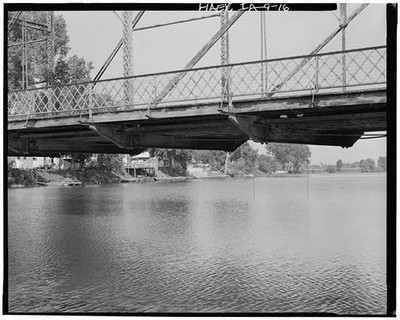 Traer Street Bridge,Spanning Shell Rock River,Greene,Butler County,Iowa,IA,15