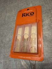 Rico by D'Addario Bb Clarinet Reeds, Strength 2.0, 3-pack G