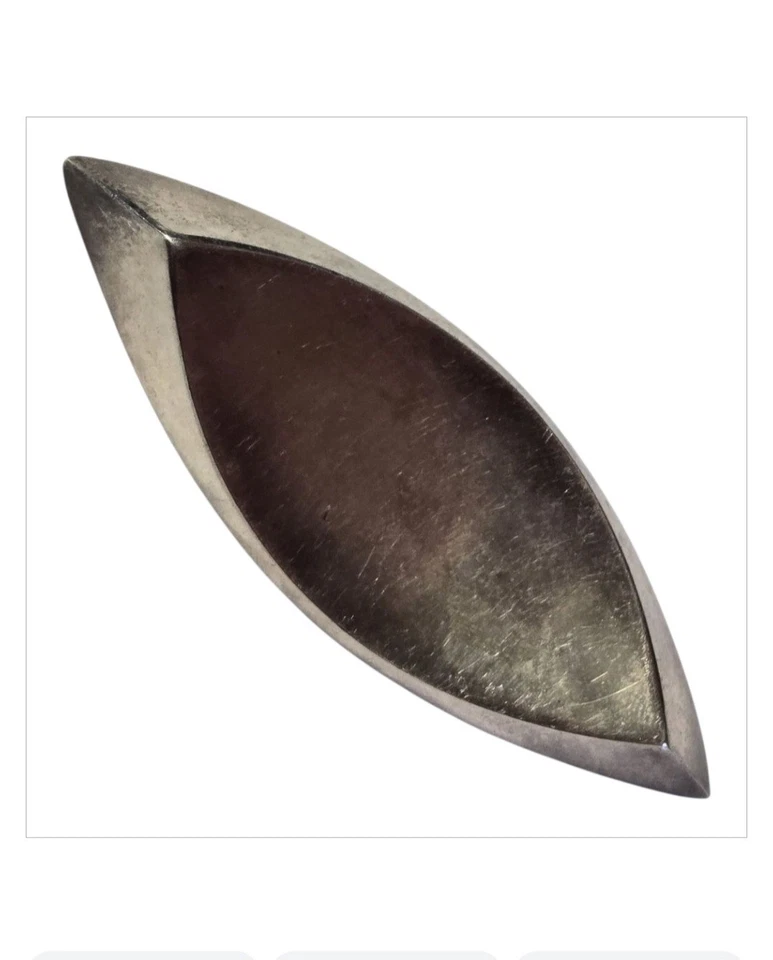 Коллекционная брошь на булавке из чистого серебра Eigil Jensen Anton Michelsen около 1960-х - Изображение 3 из 4