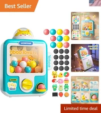 Vending Machine Kids Toys 10 Empty Eggs Mini Vending Machine Erasers Operated...