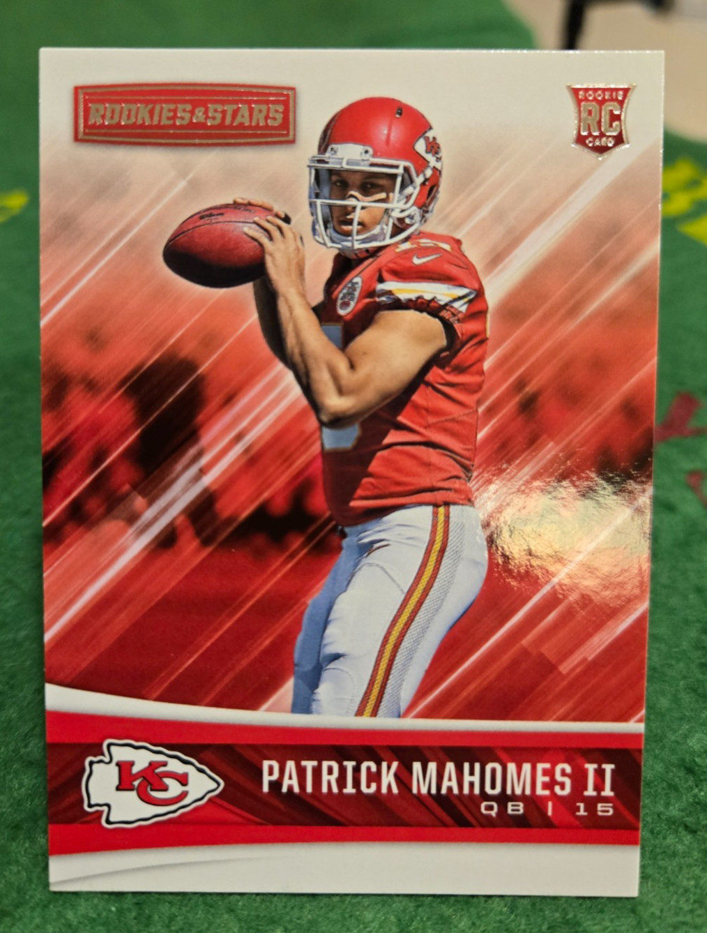 2017 Panini Rookies & Stars Football - Rookies Patrick Mahomes II Card #201 (RC)