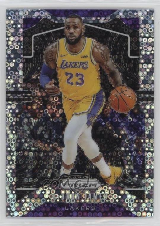 2019-20 Panini Prizm Fast Break Prizm LeBron James #129 d4v