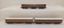 N gauge 3x GRAHAM FARISH Grafar LNER Corridor Coach Teak Livery