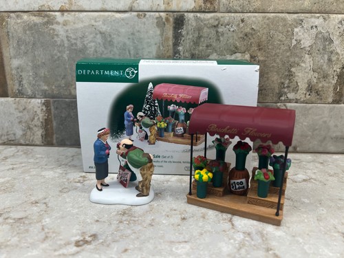 DEPT 56 Christmas In The City Serie Frische Blumen zu verkaufen - Bild 4 von 4