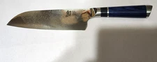 Shun Engetsu 7" Santoku TA0702 Dual Core Damascus Knife Japan