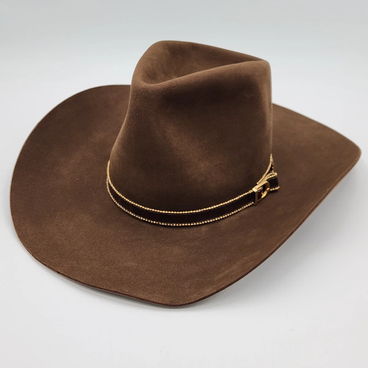 Chapeau de cowboy Resistol Pueblo - feutre noir XX prém. Laine 6-3/4