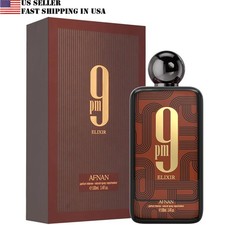 Afnan 9PM Elixir Unisex Extrait de Parfum 3.4 fl oz 100ml New in Box