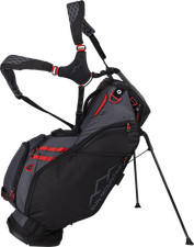 Sun Mountain 4.5 14-Way VLO Black Steel Red Stand Golf Bag
