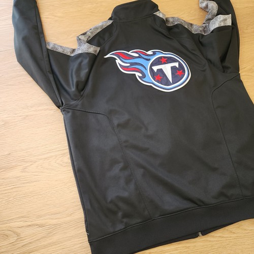 Vintage Tennessee Titans Jacket XL Embroidered Logo Full Zip Coat NFL On Field - Picture 10 of 12