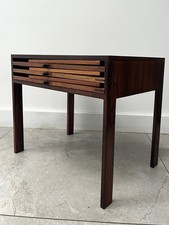 ILLUM WIKKELSO ROSEWOOD NEST TABLES FOR CFC SILKEBORG-Danish coffee side table