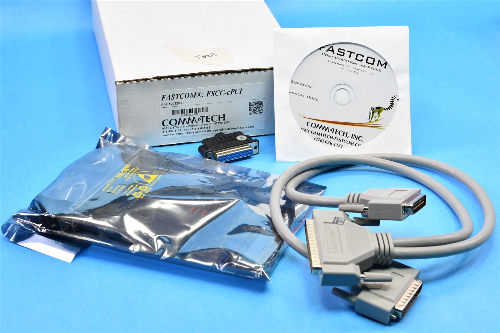 Fastcom FSCC-cPCI2-Port RS-422/RS-485 Synchronous 20Mbps Serial Card 12032000
