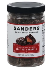 Sanders Dark Chocolate Sea Salt Caramels - 18oz (FREE SHIPPING)