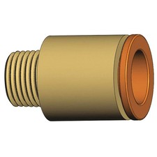SMC KQ2S11-34AS Hex Socket Head Male Adapter,3/8 in. 36W721
