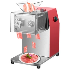 Meat Cutting Machine 250Kg/H Electric Meat Cutter Slicer 3.5mm Blade 850W
