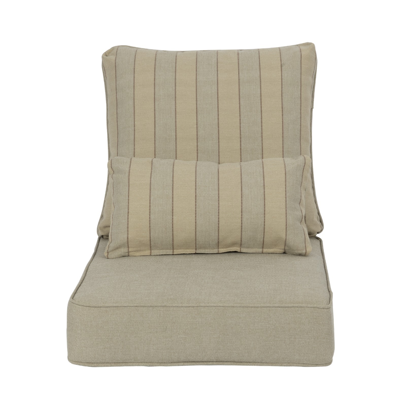 Outdoor Waterproof  Deep Seat Cushion Set 23x25x5.1 in Patio Furniture Cushions