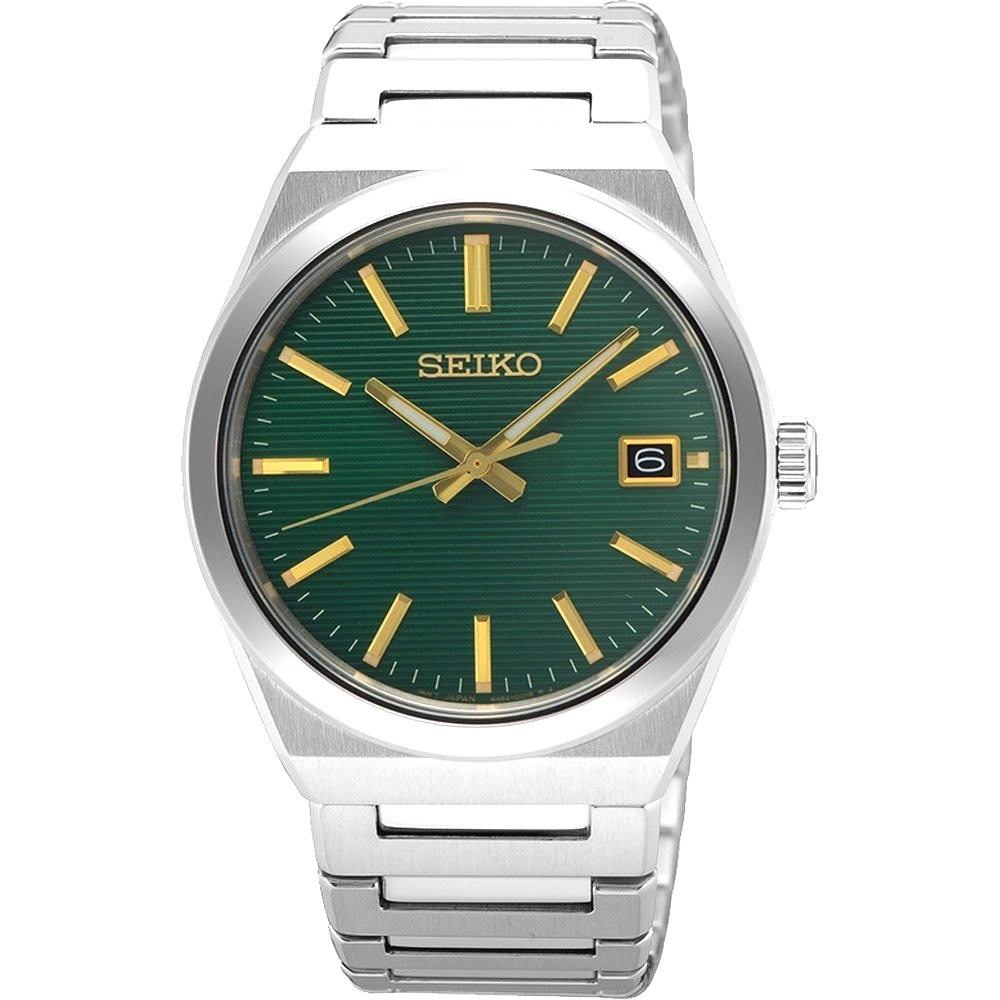 Seiko Classic Dress Dark Green Stainless Steel Men's Watch