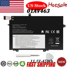 NEW L17L3P52 01AV463 45Wh Battery for Lenovo ThinkPad L480 L580 L14 L490 Series