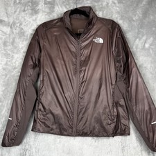 The North Face Jacket Womens Medium Windbreaker Trail Running Full Zip Graphite