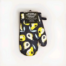 Kitchen Collectives Oven Mitt Reversable, Heat Resistant - New With Tags