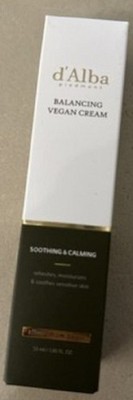 D'Alba Mild skin Balancing Vegan cream 55ml sensitive skin care soothing nutriti