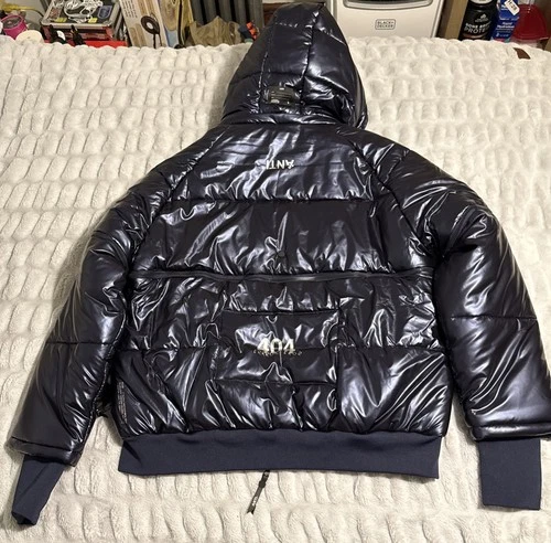 The Anti Order Anti Joy Tech Puffer Jacket Black Heavyweight Oversized 2XL - NEW image 8