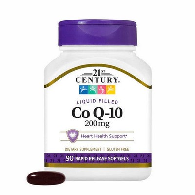 Liquid Filled Coq-10 90 Softgels 200 Mg by 21st Century