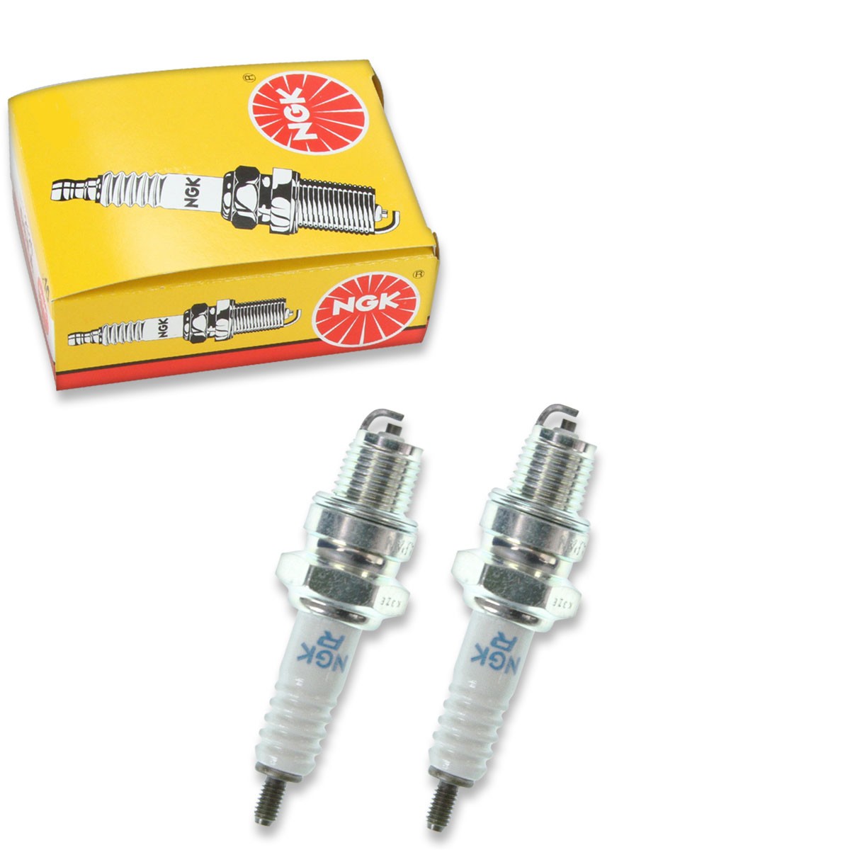 2 pc NGK 4823 DR6HS Standard Spark Plugs for X20FSR-U X20FS-U S124FS RP10HC hd