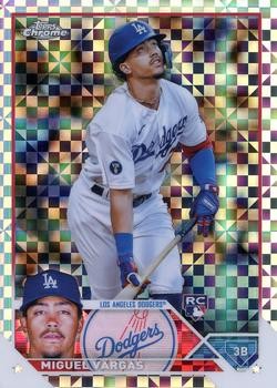 Miguel Vargas 2023 Topps Chrome - X-Fractors RC #161 - Los Angeles Dodgers