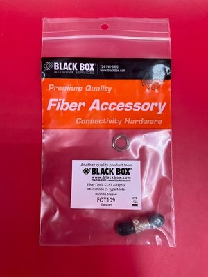 BlackBox Fiber Optic Coupling Multimode, Simplex FOT109   ️  ️ Brand New!