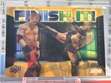 2025 AEW Upper Deck Finish It SP Brody King Malakai Black Aleister Case Hit SSP