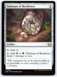 Talisman of Resilience 255/423 Duskmourn: House of Horror Uncommon
