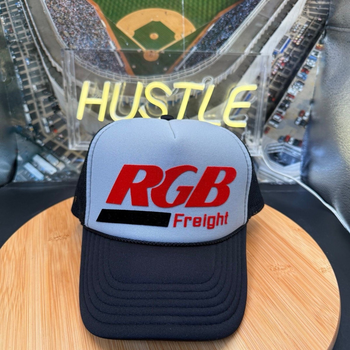 RoyGBiv RGB Freight Trucker Hat Men's Otto Snap Back Cap OS | eBay