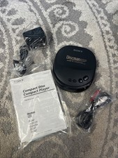 Vintage Sony Discman ESP CD Player D-245 Mega Bass Portable READ