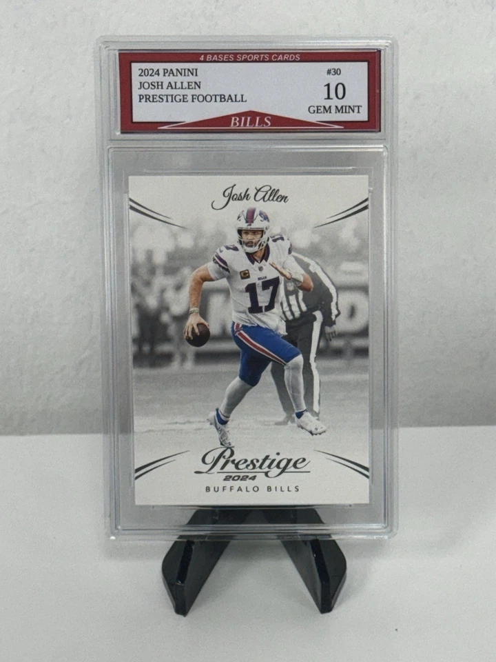 2024 Panini Prestige Josh Allen & James Cook Buffalo Bills 2 Card Team Set! - Image 2 of 4