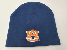 Auburn University Tigers Beanie Winter Knit Hat Stocking Cap Men Women NCAA Blue