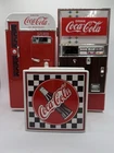 Coca-Cola Vintage 1994  2 Mini Vending Machines Both Working And Napkin holder