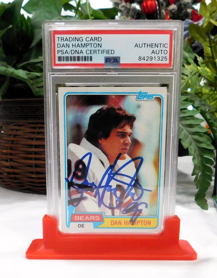 DAN HAMPTON 1981 TOPPS #316 SIGNED RC 2002 HOF SIGNED FOOTBALL AUTHENTIC PSA/DNA - Image 4 of 4