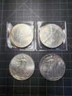 4x USA American Silver Eagle 2000 2021 1989