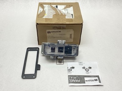 Grace Port P-R2-H3R3 Ethernet Panel Interface Connector 5e RJ45 UL Type 4 3A