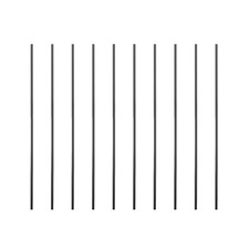 Iron Black Square Stair Spindles | 875mm or 1100mm | Modern Matt Metal Spindles