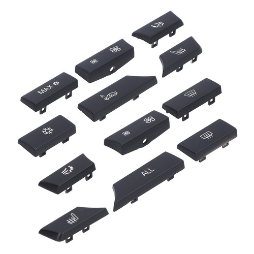 Car 12pcs A/C Heater Button Key Cap Switch Cover Repair Kit 61319313923 Part For - Picture 10 of 22