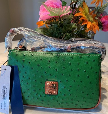 ostrich leather dooney and bourke