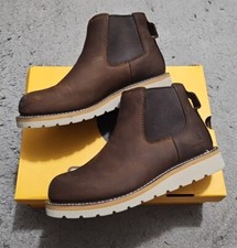 Carhartt Women's Pull-on Chelsea Wedge Boots Size 9.5, Brown, (fw5025-w)