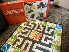 Vintage 1971 CAREERS Board Game (Parker Brothers General Mills) Missing One Pawn