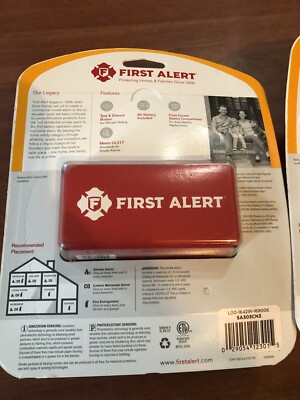 First Alert Battery Powered Smoke Alarm with Silence Button Model SA303CN3 D44