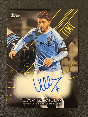 David Villa 2015 Topps MLS Soccer Extra Time Auto /99 EXT-1