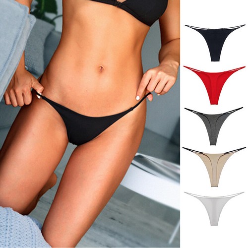 Womens Ladies Mini G-String Micro Thong Sexy Underwear Lingerie Knickers Panties - Picture 12 of 16