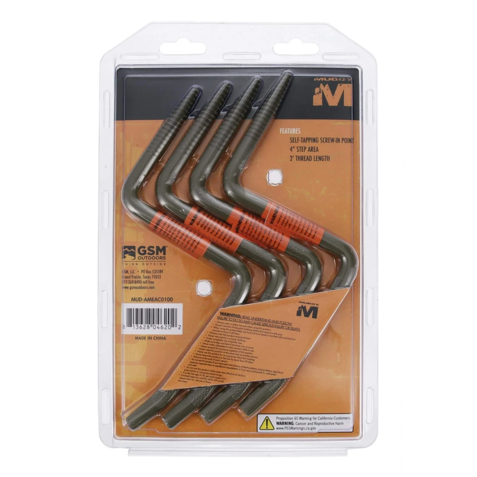 Muddy Step-Up Tree Steps | Durable Hunting Steps, 8-Pack - Image 2 of 4