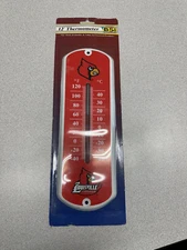 Louisville Cardinals  12” Outdoor Thermometer by BSI Products-New