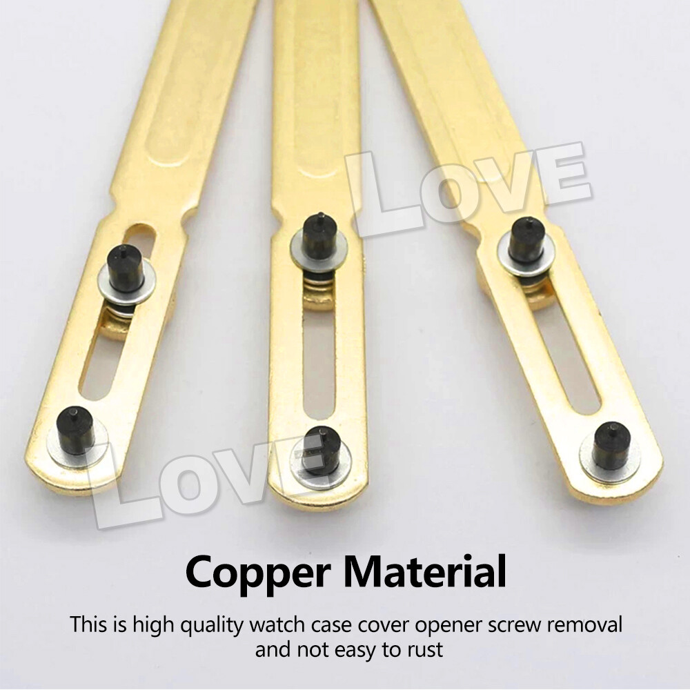 Watch Back Case Cover Opener Adjustable Remover Repair Kit Watchmaker